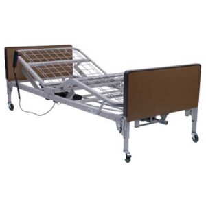 Graham Field Patriot Semi-Electric Bed, Half Chrome Rails